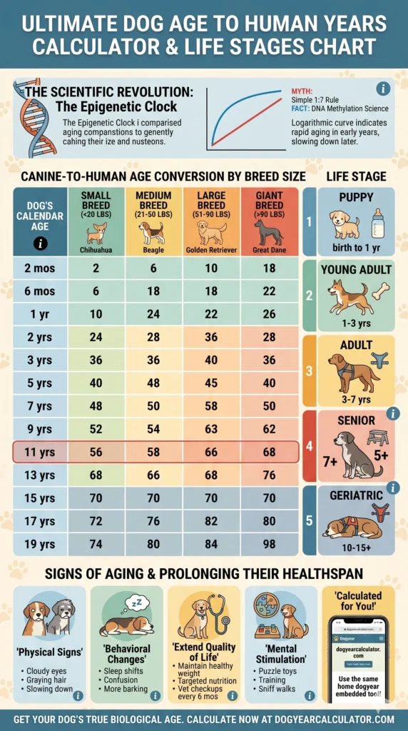 Dog year calculator chart